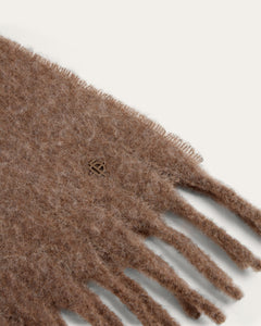 Tabata Alpaca Scarf, Mocha Scarf dear-frances 